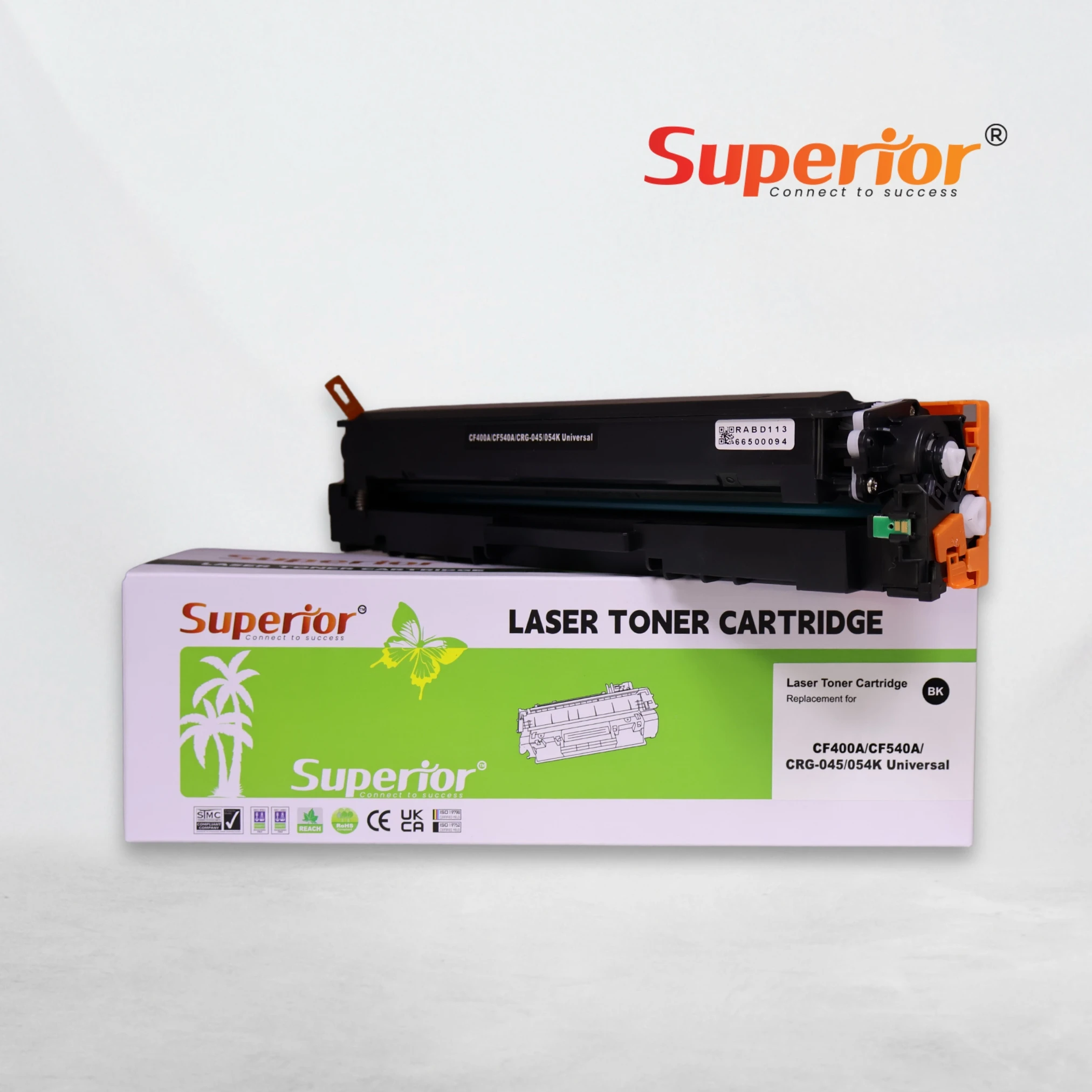 Superior CF540 / CF201A Black Compatible Toner Cartridge – With Chip For HP Color LaserJet & Canon imageCLASS / i-Sensys Printers