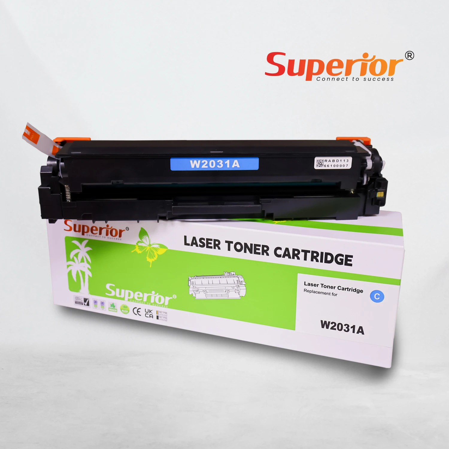 Superior CF415C / W2031A Cyan Compatible Toner Cartridge