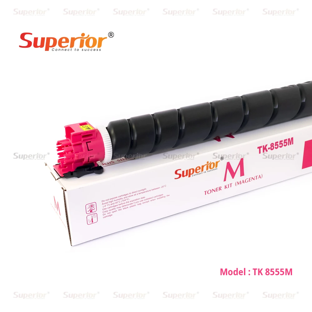 Superior TK-8555 Magenta High Yield Compatible Toner Cartridge for Kyocera TASKalfa 5054ci 6054ci 7054ci