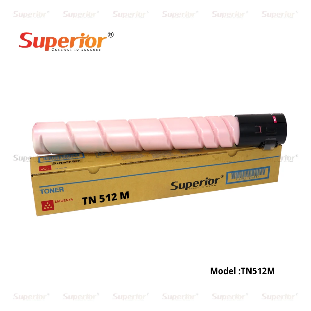 Superior TN-512M Magenta Compatible Toner Cartridge – For Konica Minolta Bizhub C258 / C308 / C368 / C454 / C454e / C554 / C554e
